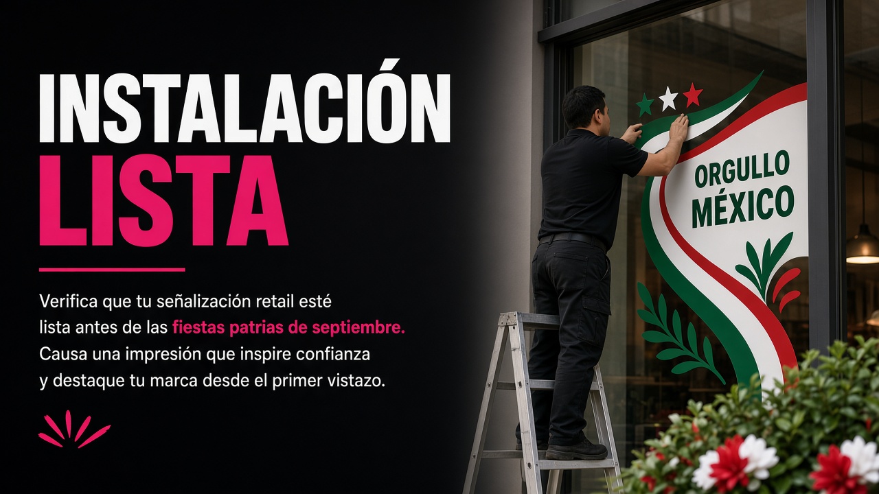 Semana del 7 al 14 de septiembre: checklist de instalación y verificación de tu publicidad física para Fiestas Patrias